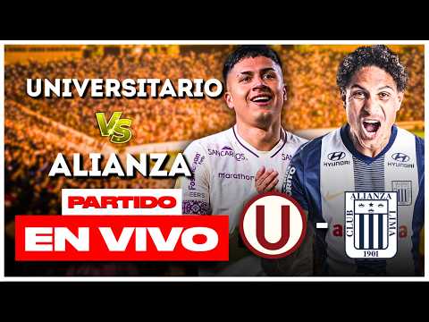 🔴 Universitario vs Alianza Lima EN VIVO: por la fecha 9 | Torneo Apertura | LIGA 1 | Los Bombarderos