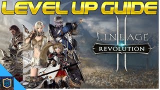 Lineage 2 Revolution | Tips For Leveling Up | Lineage 2 Tips For Beginners | Level Up Guide & Quests
