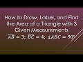 Triangle Properties and Area Calculations