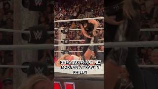 RHEA TAKES OUT LIV MORGAN AT RAW IN PHILLY!