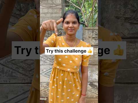 😱Try this challenge 👍..😂 #dangdang #shortsfeed #funny #comedy #tamil @vengatsowmi1427