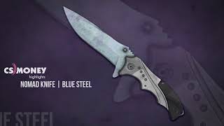 Nomad Knife Blue Steel Gameplay