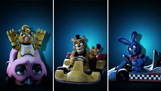 Five Laps at Freddy's Animatronics FNAF AR Workshop Animations