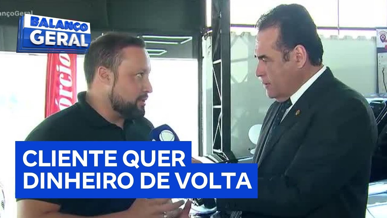 Xerife do Consumidor Cliente compra carro à vista com defeito e agência nega ressarcimento