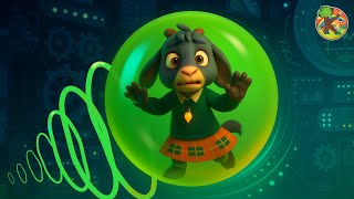 Mucit Keçi Yeşil Balonun İçinde Mahsur Kaldı! 🐐🧪🎈| Masallar & Hikayeler | KONDOSAN