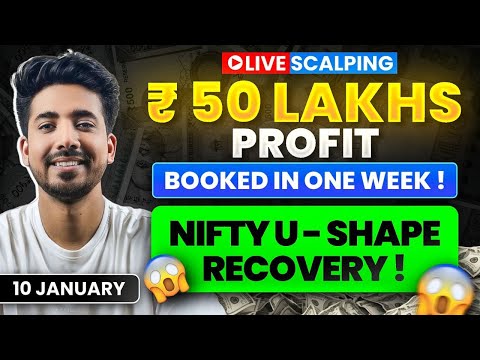 Live Intraday Trading || Nifty Option Scalping || 10 January || Option Buying