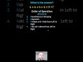 Understanding Order of Operations