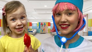 Doctor Check Up Song! 🧑‍⚕️  | Alex and Nastya Nursery Rhymes & Kids Songs