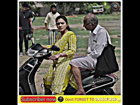💥The boy jokingly punctures💯girl's scooter and one day even breaks🤣glass of the girl's scooter.