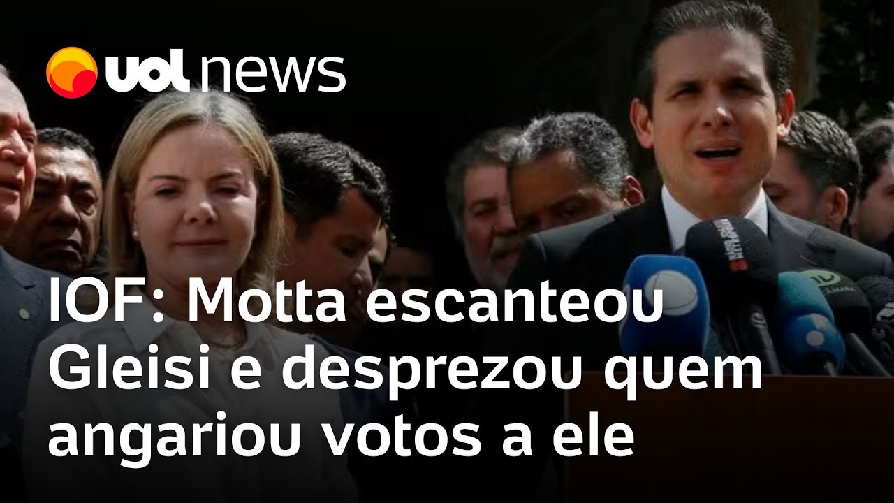 Motta deixou Gleisi de lado e desprezou quem o ajudou a conseguir votos ao votar contra IOF