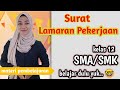 Kuis Surat Lamaran Pekerjaan