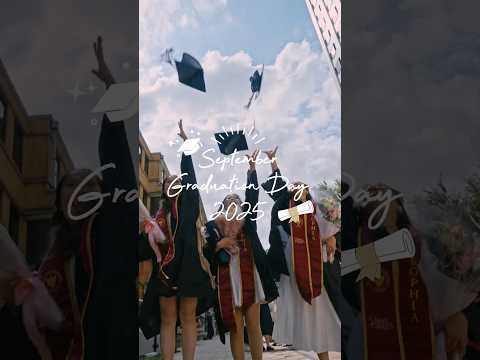 September Graduation Day 2025【Pt.1】　#shorts