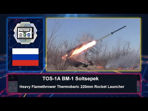 How does Russian TOS-1A Thermobaric Rocket Launcher work which is used in Ukraine
