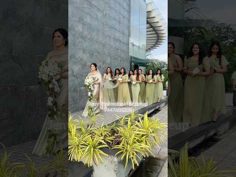 എന്റെ Bridesmaids super അല്ലേ?😍🤩 Blouse design ചെയ്തത് ആരാണെന്ന് കേട്ടോ??! #youtubeshorts #shorts
