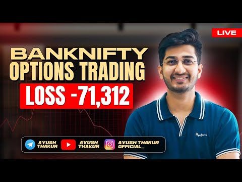 Bank Nifty Options Trading Loss -71,312 | By Ayush Thakur |