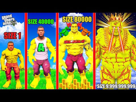 Franklin upgrade the STRONGEST HULK GOLD TITAN ever in GTA 5