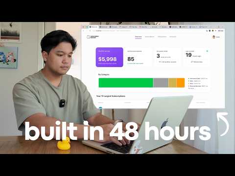 I Built an App I'd ACTUALLY Pay For (in 48 Hours)