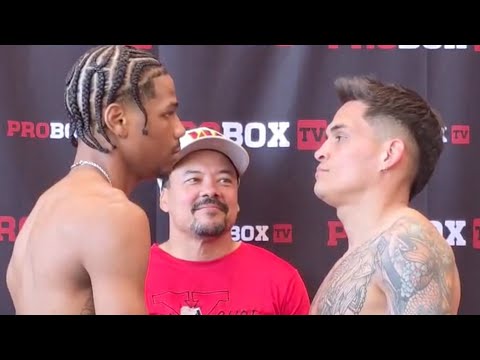 Scooter Davis LOCKS DEATH STARE on Leandro Medina during INTENSE FACE OFF