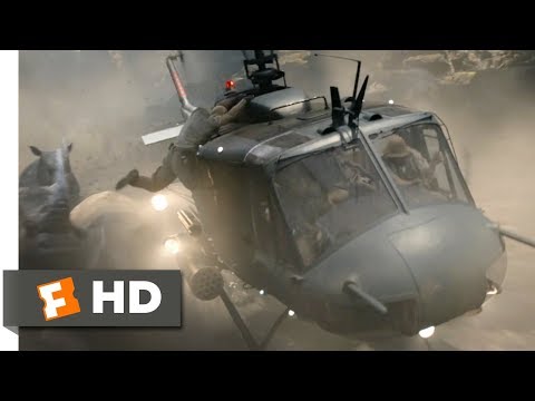 Jumanji: Welcome to the Jungle (2017) - Helicopter Rhino Chase Scene (6/10) | Movieclips