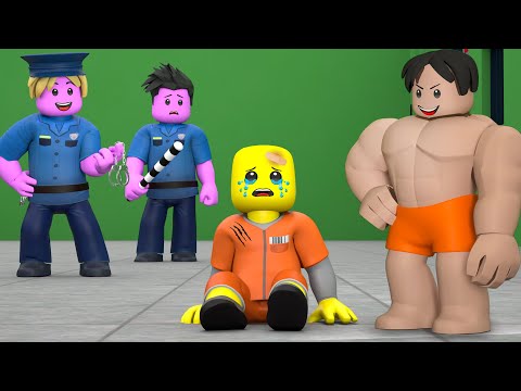 ROBLOX Brookhaven 🏡RP - FUNNY MOMENTS: Evil Muscular Prisoner | Roblox Animation