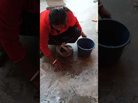 মা তো দেখছি রাজমিস্ত্রি কে টক্কর দিবে Bengali mini vlog #shorts