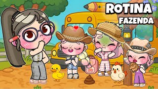 ROTINA PASSEIO NA FAZENDA 🌾 | AVATAR WORLD ROTINAS E HISTÓRIAS PAZU