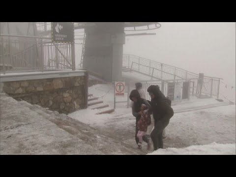 Πολωνία: Το πρώτο χιόνι έπεσε στα Όρη Τάτρα