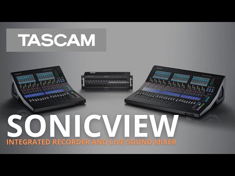 TASCAM Sonicview - Integrated Recorder and Live Sound Mixer