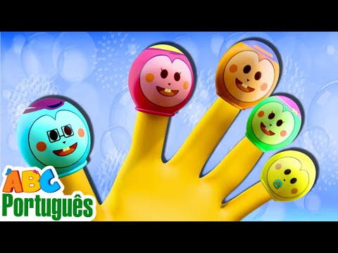 Família de Dedo de Balão | Músicas Para Crianças | Aqui Bebês Cantam