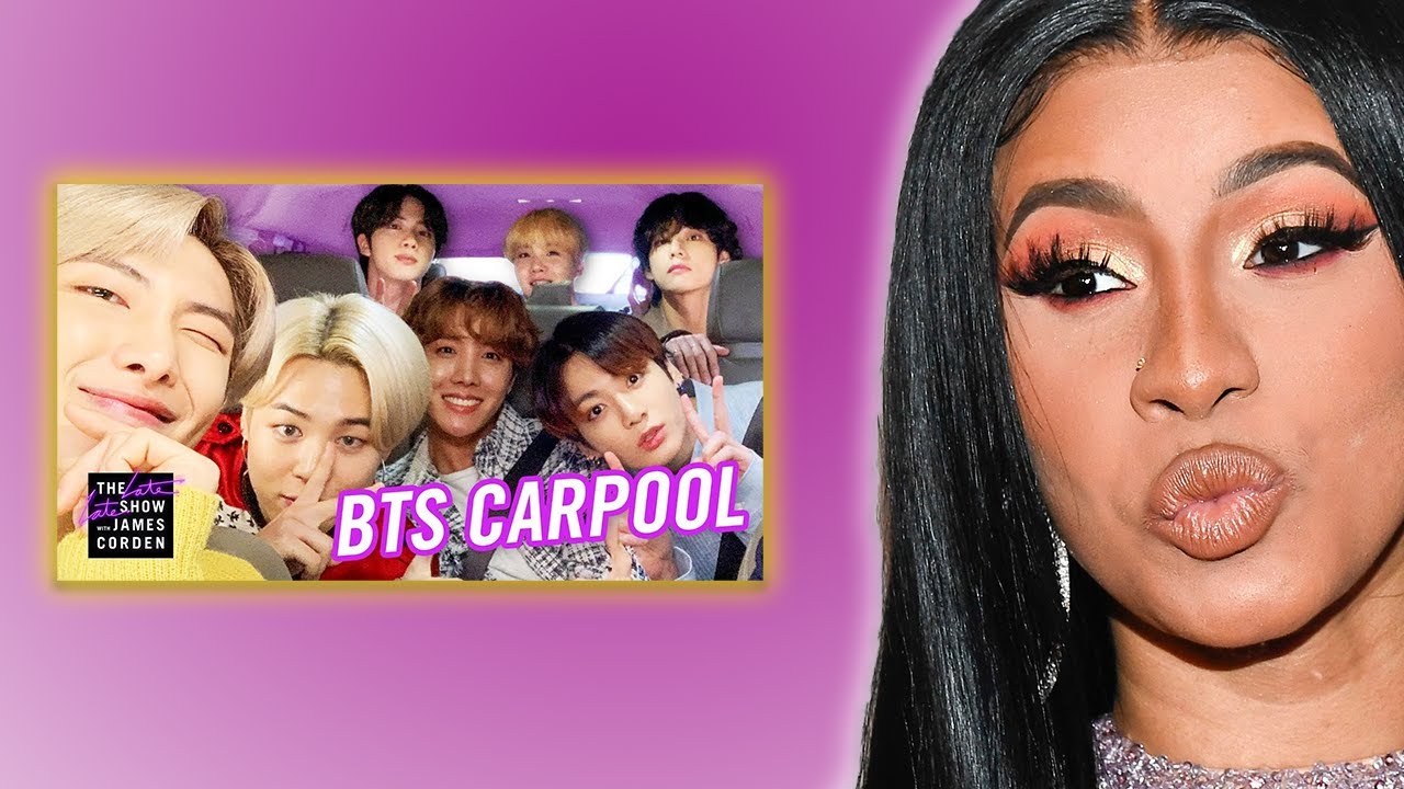 Cardi B reacts to BTS singing Finesse Remix