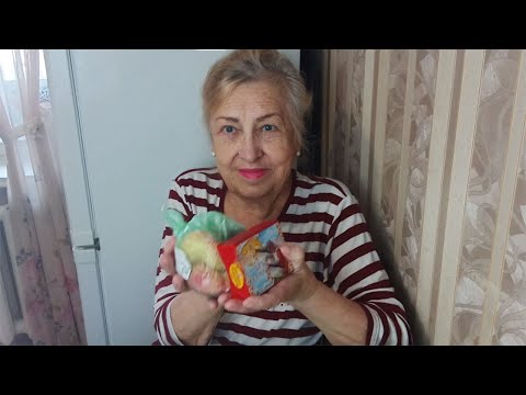Купила продукты и овощи.  Распаковка.