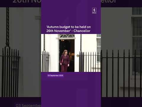 ‘Autumn budget to be held on 26th November’ - Chancellor