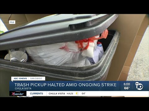 Trash pickup in South Bay cities halted as work stoppage continues