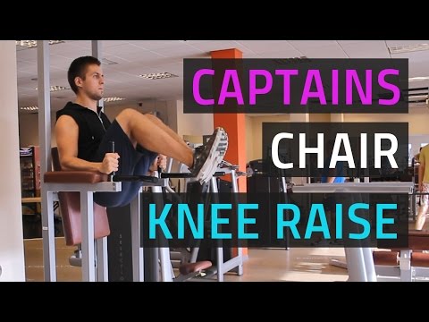 Weighted Captain's Chair Leg and Hip Raise (Abdominals) – Fitness Volt