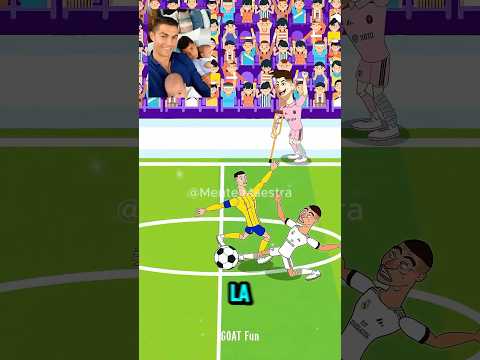 ¡Mbappe le hace una falta grave a Ronaldo 😱😭🔥!.