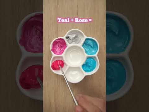 rose + silver + teal = ?