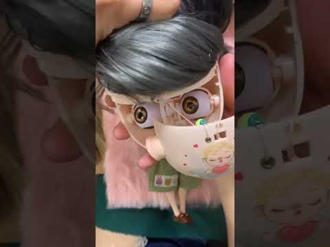 How to change the blythe doll scalp? #blythedoll #blythecustom