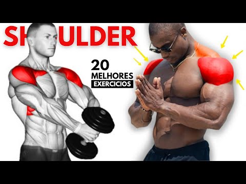 20 Exercícios Para TREINAR OMBROS Usando Apenas HALTERES