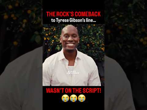 Luda’s reaction made it even more funnier 😂 #ludacris #therock #tyresegibson #fastandfurious