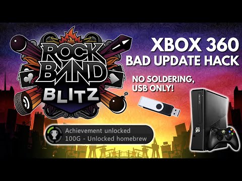 You can mod your Xbox 360 using Rock Band. This is how to do it