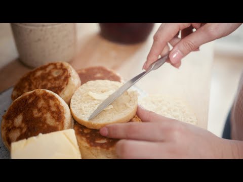 Golden, Chewy, Delicious Crumpets! | Sophia's Kitchen