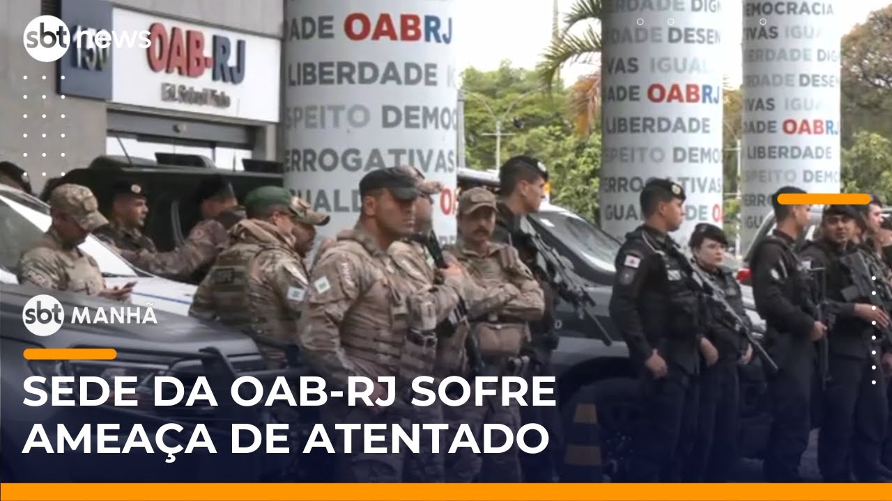 Sede da OAB RJ é fechada após identificação de possível atentado | SBTManhã