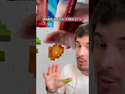 TEXTURA DO MINECRAFT PINTADA A MÃO!?