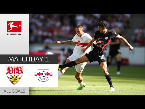 Draw in Stuttgart | VfB Stuttgart - RB Leipzig 1-1 | All Goals | Matchday 1 – Bundesliga 2022/23