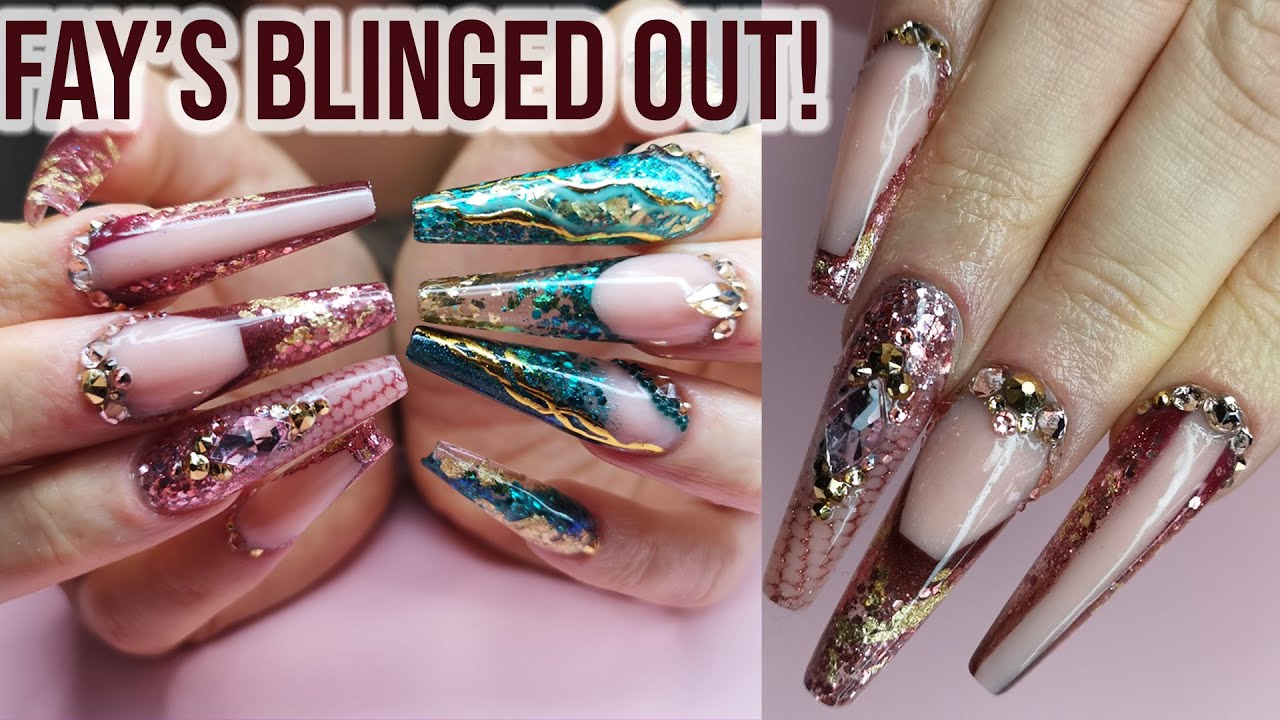 The Most Blingest Nails In The World Fay part 4