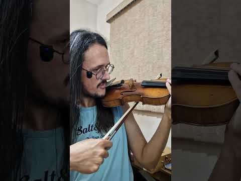 Efeito Sonoro "Comendo Madeira" no Violino #instrumento #musica #violino #efeitosonoro