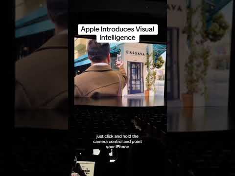 Apple Introduces “Visual Intelligence” Visual Search for iPhone 16