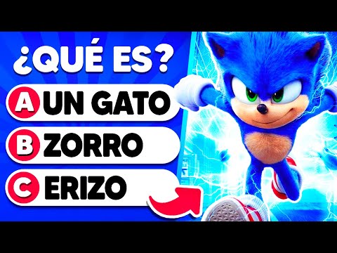 ¿CUÁNTO SABES DE SONIC LA PELICULA?⚡💎🦔 Sonic 1 y 2 La Pelicula 💙 Chica Trivia/Quiz de  Sonic