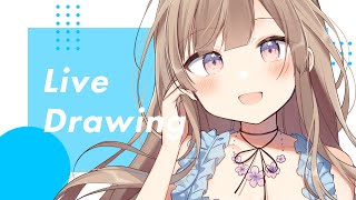 【お絵かき】冬コミ作業【Live drawing】
