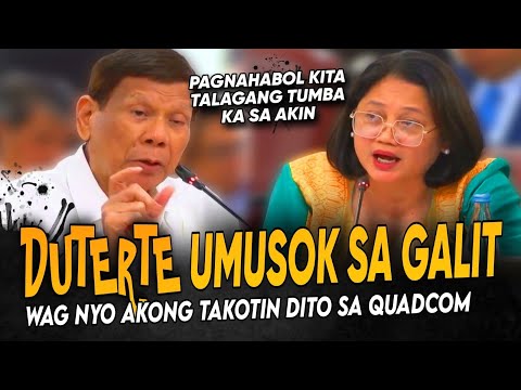 MAINIT na SAGUTAN ni DUTERTE at BROSAS sa HARAP ng QUADCOM matapos BINIRA ang KONGRESO